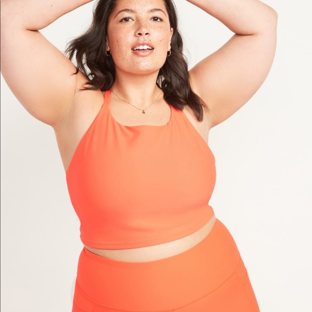 Old navy light support powersoft longline sportbra